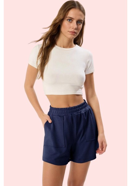 Kadın Yazlık Kısa Şort Casual Günlük Stil Cepli Kaliteli Malzeme Yaz Aylarının Vazgeçilmezi fiyatları