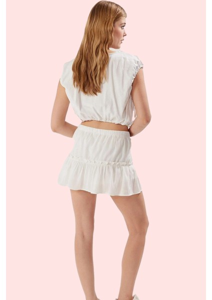 Kadın Geniş Paça Maroken Dokuma Şort Etek Rahat Yaz Kombinleri Günlük Kullanım Özel Günler modelleri