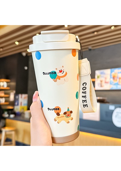 316 Çift Içecek Paslanmaz Çelik Yalıtım Dağı Yüksek Değerli Taşınabilir Kahve Su Dağı Panda Çift Içecek Soğuk Sıcak Boru Dağı (Yurt Dışından)