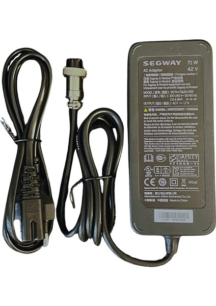Onvo OV006 OV007 OV-X12 Plus Uyumlu 42V-1.7A Scooter Şarj Cihazı