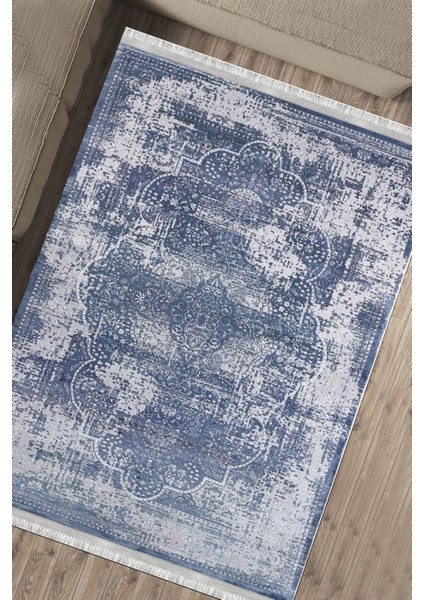 Dijital Baskı Halı Kaymaz Tabanlı Kilim Makinede Yıkanabilir Dot Tabanlı Salon Halısı 5114A fırsatları