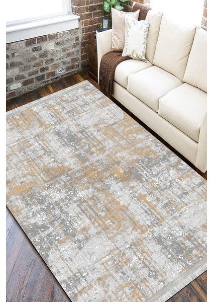 Vintage Dijital Halı Kaymaz Tabanlı Kilim Makinede Yıkanabilir Dot Tabanlı Salon Halısı 5123A fiyatları