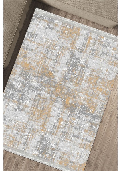Vintage Dijital Halı Kaymaz Tabanlı Kilim Makinede Yıkanabilir Dot Tabanlı Salon Halısı 5123A fırsatları