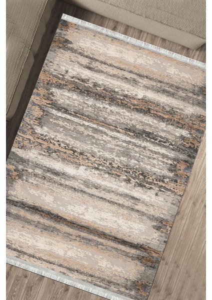 Kahverengi Kilim Makinede Yıkanabilir Halı Kaymaz Taban Kilim Dot Tabanlı Salon Halısı 5227A fırsatları
