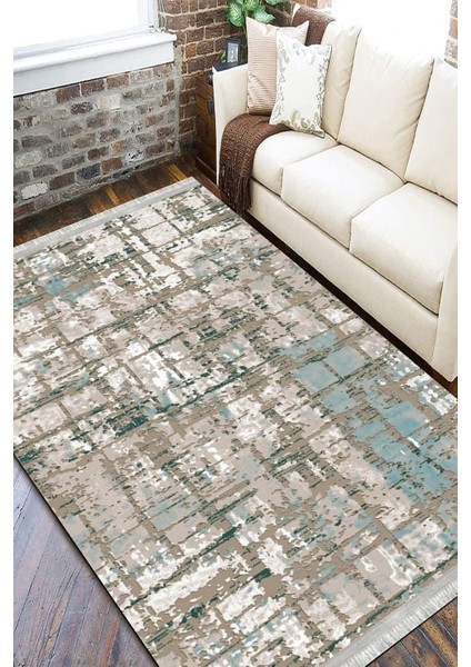 Baskılı Dijital Halı Kaymaz Tabanlı Kilim Makinede Yıkanabilir Dot Tabanlı Salon Halısı 5139A fiyatları