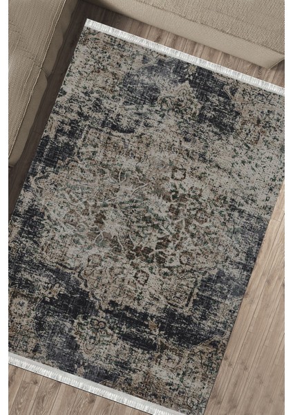Klasik Eskitme Kilim Makinede Yıkanabilir Halı Kaymaz Taban Kilim Dot Tabanlı Salon Halısı 5245A fırsatları