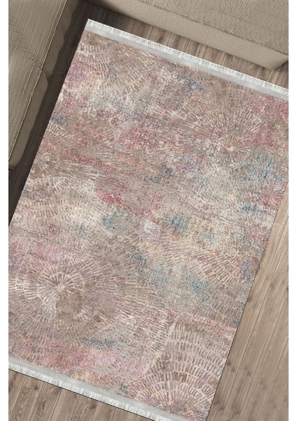 Baskılı Dijital Halı Kaymaz Tabanlı Kilim Makinede Yıkanabilir Dot Tabanlı Salon Halısı 5146A fırsatları