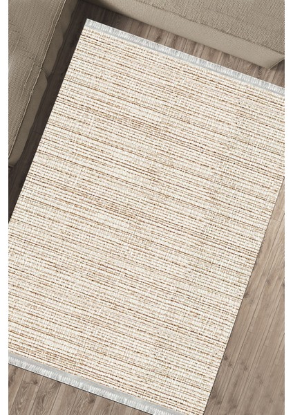 Baskılı Halı Kaymaz Tabanlı Kilim Makinede Yıkanabilir Dot Tabanlı Salon Halısı 5151A fırsatları
