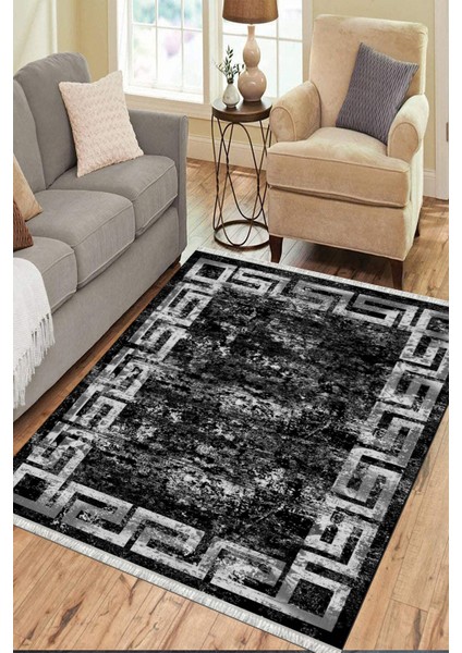 Kaydırmaz Kilim Makinede Yıkanabilir Halı Kaymaz Taban Kilim Dot Tabanlı Salon Halısı 5236C modelleri