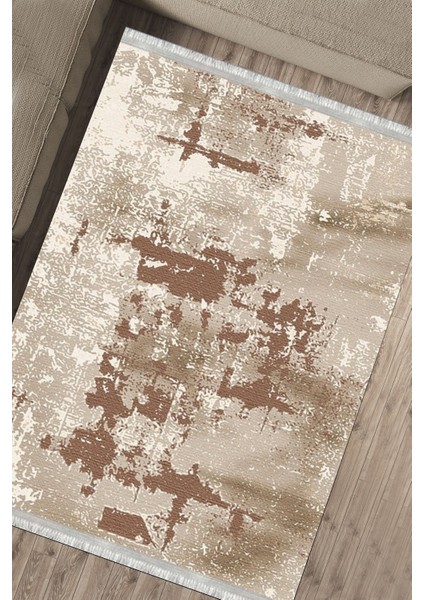 Baskılı Dijital Halı Kaymaz Tabanlı Kilim Makinede Yıkanabilir Dot Tabanlı Salon Halısı 5143A fırsatları