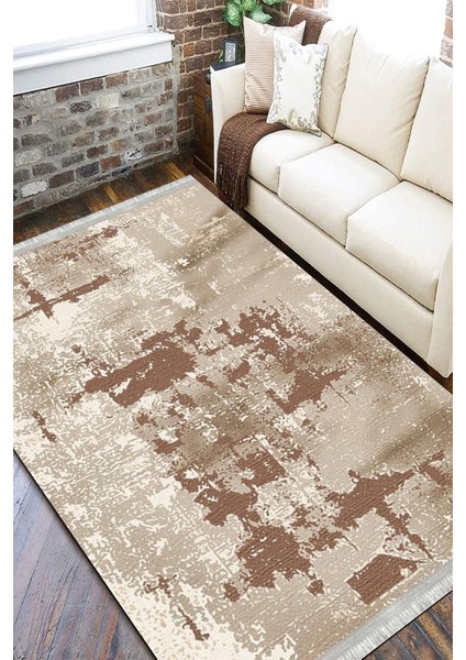 Baskılı Dijital Halı Kaymaz Tabanlı Kilim Makinede Yıkanabilir Dot Tabanlı Salon Halısı 5143A fiyatları