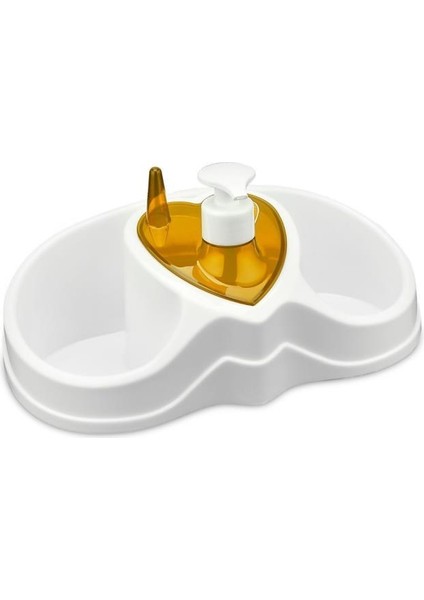 Bulaşık Temizlik Seti, Sünger Fırça Deterjan Bölmeli Bulaşık Deterjanlığı Sabunluk + Bulaşık Fırçası modelleri