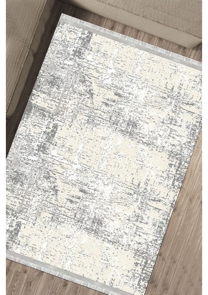 Kirli Beyaz Dijital Halı Kaymaz Tabanlı Kilim Makinede Yıkanabilir Dokuma Tabanlı Salon Halısı 5138A fırsatları