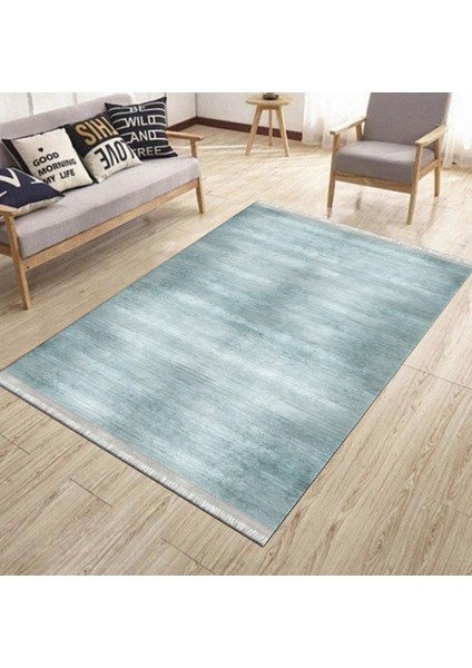 Dijital Baskı Makinede Yıkanabilir Kaymaz Tabanlı Kilim Dot Tabanlı Oturma Odası Halısı 5030A