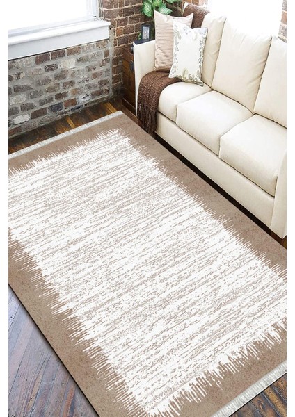 Kırçıllı Desen Baskılı Kaymaz Tabanlı Kilim Makinede Yıkanabilir Dot Tabanlı Salon Halısı 5196B fiyatları