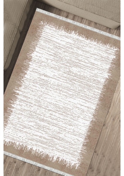 Kırçıllı Desen Baskılı Kaymaz Tabanlı Kilim Makinede Yıkanabilir Dot Tabanlı Salon Halısı 5196B fırsatları