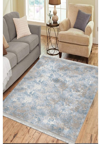 Dijital Baskı Halı Kaymaz Tabanlı Kilim Makinede Yıkanabilir Dot Tabanlı Salon Halısı 5112A modelleri