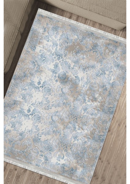 Dijital Baskı Halı Kaymaz Tabanlı Kilim Makinede Yıkanabilir Dot Tabanlı Salon Halısı 5112A fırsatları