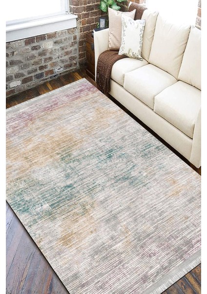 Vintage Dijital Halı Kaymaz Tabanlı Kilim Makinede Yıkanabilir Dot Tabanlı Salon Halısı 5119A fiyatları