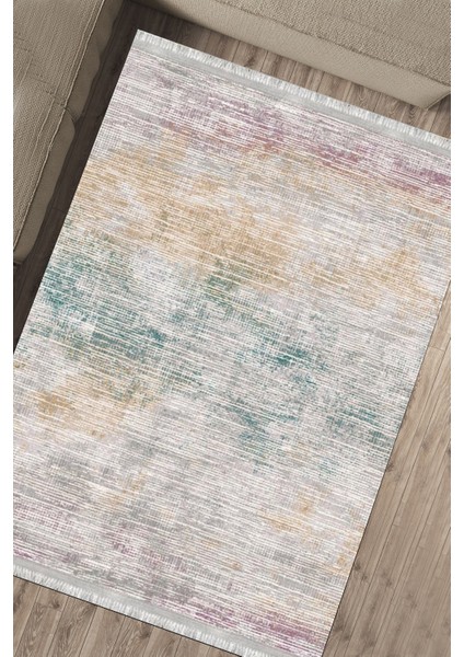 Vintage Dijital Halı Kaymaz Tabanlı Kilim Makinede Yıkanabilir Dot Tabanlı Salon Halısı 5119A fırsatları