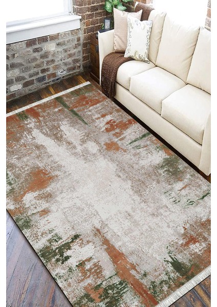 Vintage Eskitme Halı Kaymaz Tabanlı Kilim Makinede Yıkanabilir Dot Tabanlı Salon Halısı 5208A fiyatları