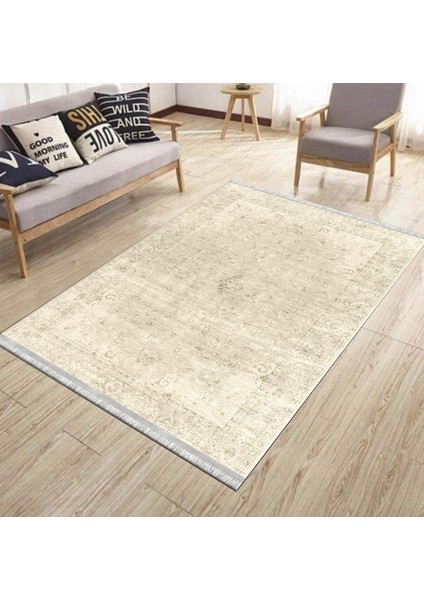 Dijital Baskı Modern Makinede Yıkanabilir Halı Kaymaz Taban Kilim Dot Tabanlı Salon Halısı 5244A