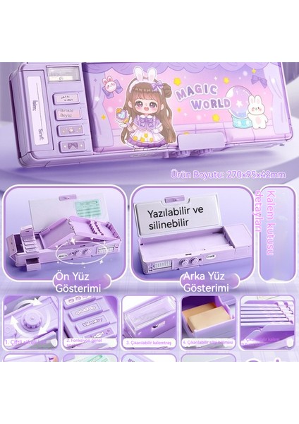 Şifre Kilidi Kırtasiye Kutusu Kalem Kutusu (Yurt Dışından)