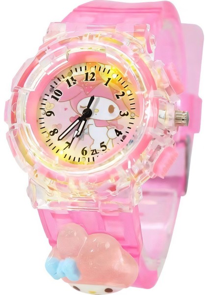 Sanrio Kuromi Çocukların Watch Oyun Kızları Kindergarten Açık Karitat Saatçıs I (Yurt Dışından)