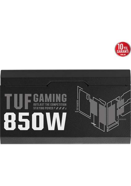 Tuf GAMING-850G 80+ Gold 850W ATX 3.1 Power Supply 10 Yıl Garanti