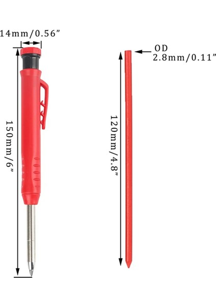 Marangoz Kalemlik Derin Delik Mekanik Işaretleyici Standı Cep Klipsi Ahşap Işçiliği Inşaat Çizgi Çizim Aracı (Yurt Dışından) indirimleri