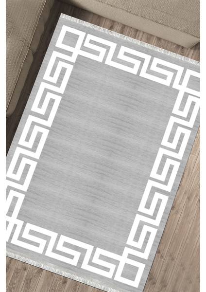 Modern Çizgili Halı Kaymaz Tabanlı Kilim Makinede Yıkanabilir Dot Tabanlı Salon Halısı 5180B fırsatları