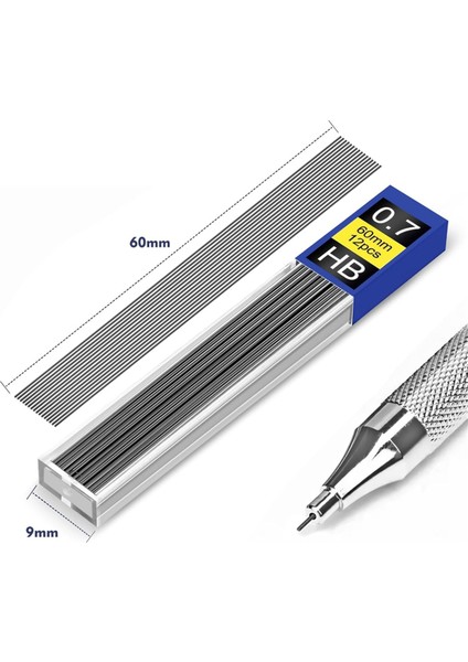 Kurşun Yedekleri, 840 Adet [0,7 mm Hb] Kırılmaya Dayanıklı Mekanik Kalem 70 Tüp (Yurt Dışından) indirimleri