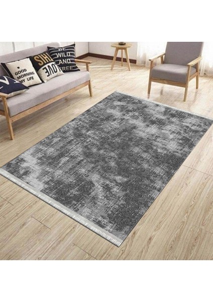 Modern Desen Baskılı Kaymaz Tabanlı Kilim Makinede Yıkanabilir Dot Tabanlı Salon Halısı 5197A