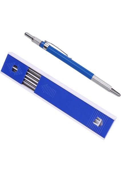 2.0mm Mekanik Kalem Ucu Taslak Çizim Marangoz El Sanatları Sanat Eskizleri Için 12 Adet Yedekli - Mavi (Yurt Dışından) modelleri