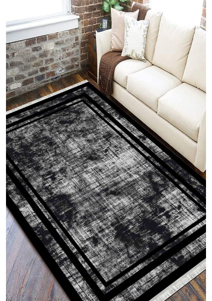Dijital Çizgili Halı Yıkanabilir Halı Kaymaz Taban Kilim Dot Tabanlı Oturma Odası Halısı 5265B fiyatları