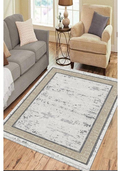 Klasik Kilim Yıkanabilir Halı Kaymaz Taban Kilim Dot Tabanlı Oturma Odası Halısı 5258A modelleri