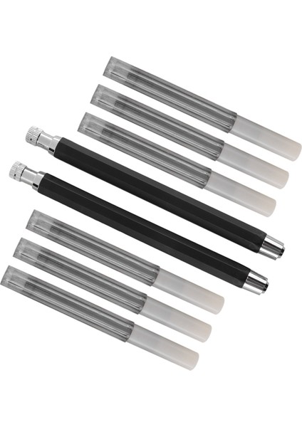 2 Adet 5.6mm Uç Tutucu Otomatik Mekanik Kalem, Kalemtıraş ve Kömür Yedeği, 6 Adet Ek Yedeği (Yurt Dışından) fiyatları