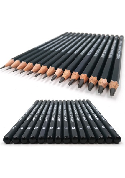 14 Adet Eskiz Kalemi ve Çizim Yazma Kırtasiyesi (Yurt Dışından) modelleri