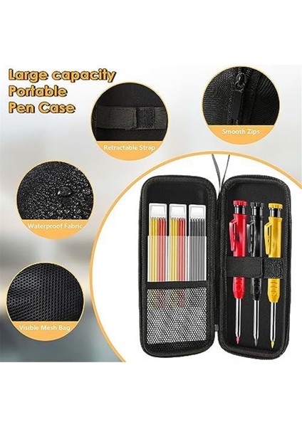 Geri Çekilebilir Tutuculu Ahşap Işleme Kalemi, Derin Delik Işaretleme Yapısı Kalemi, Kalem Tutucu, Için (Yurt Dışından) indirimleri