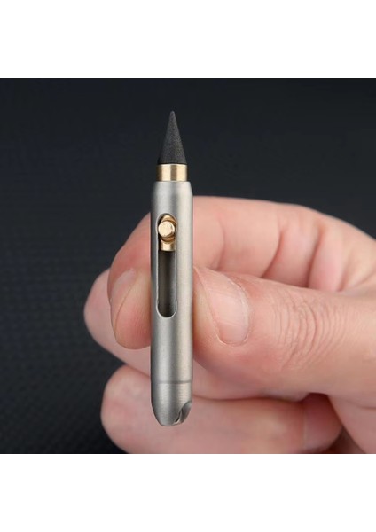 Metal Mürekkepsiz Kalem Titanyum Alaşımlı Kalem Masa Dekoru Cebi Yazma Anahtarlık Kolye (Yurt Dışından) fiyatları