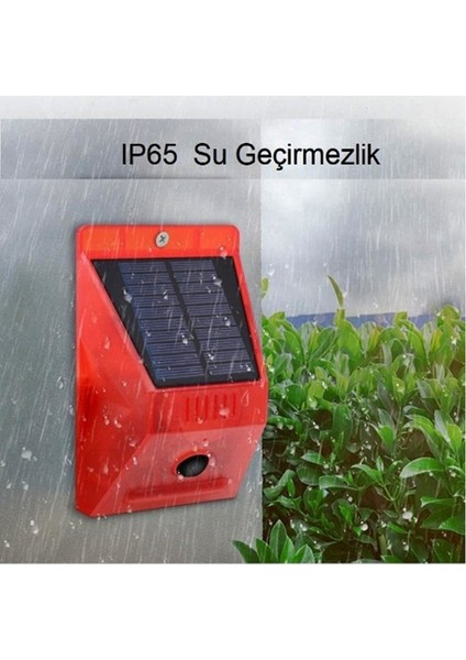 Alarm Güneş Enerjili Solar 129 Db Sesli Hareket ve Işık Sensörlü + Uzaktan Kumandalı Alarm modelleri