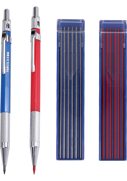 2 Adet Kaynakçı Kalemi 24 2mm Yedek Mekanik Dahili Kalemtıraş Marangoz Kalemleri (Yurt Dışından) fiyatları