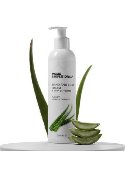 El Ve Vücut Kremi Aloe Vera Özlü, Yoğun Nemlendirici, Yenileyici Ve Onarıcı Etki, 250 ml