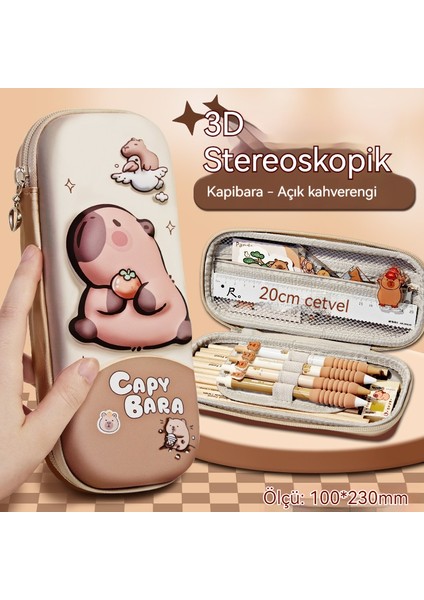 Çocuk Kırtasiye Kutusu Çanta Büyük Kapasiteli Kalem Çantası (Yurt Dışından) indirimleri