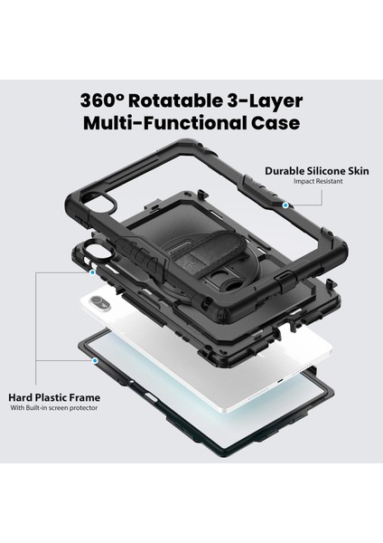 Huawei Matepad Se 11 2024 Için Silikon Hibrit Pc Kılıfı (Yurt Dışından) modelleri