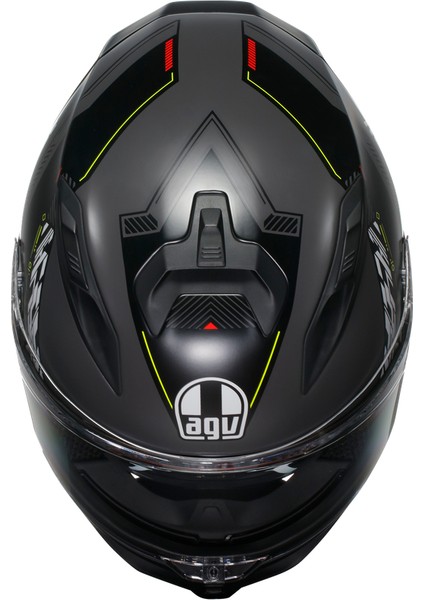 K7 Kyber Matt Grey Yellow Fluo Kapalı Kask indirimleri