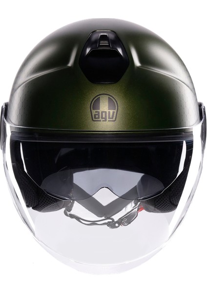 Eteres Andora Matt Green Black Açık Kask modelleri