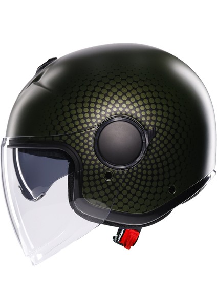 Eteres Andora Matt Green Black Açık Kask fırsatları