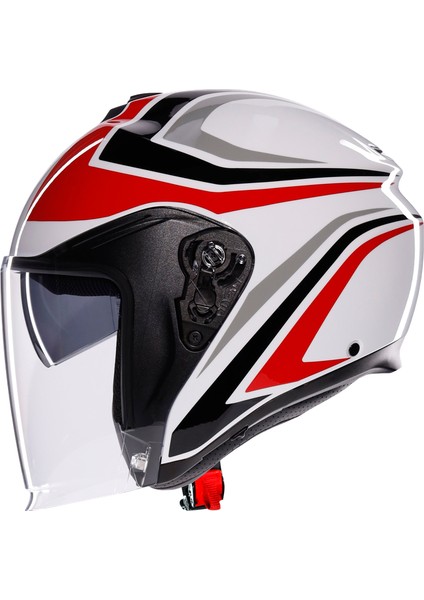 Irides Tolosa Black Grey Red Açık Kask fırsatları