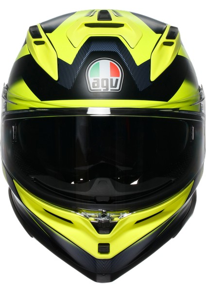 K7 Mplk Glımpse Matt Black Yellow Fluo Kapalı Kask fiyatları